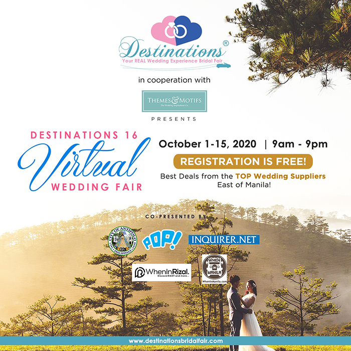 The First Virtual Bridal Expo of Destinations Bridal Fair is Coming