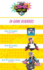 5f6370f90481b 5f6370f90481dYour wins in Quick Play Competitive Play or Arcade will earn you a new player icon a new spray and a new epic skin.png
