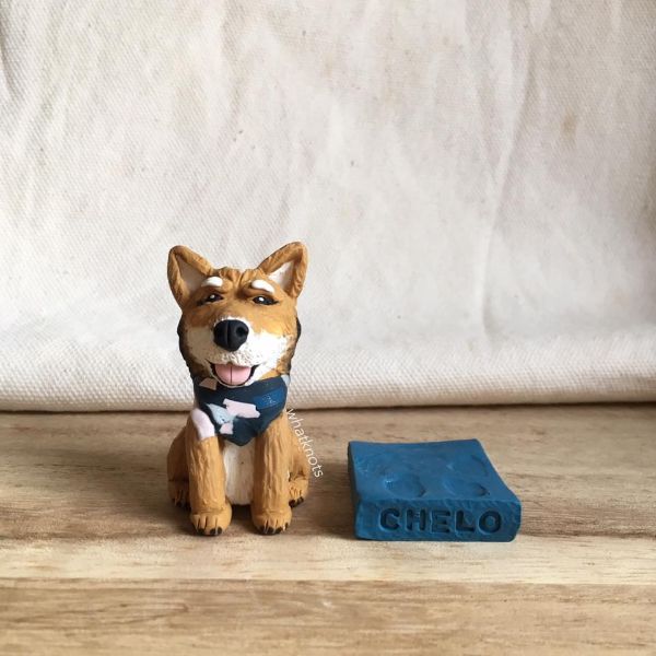 LOOK: Pinay Artist Makes the Cutest Tiny Sculptures and Can Make Sculptures of Your Pet 6 Aira Corpuz Whatknots PH Cute Tiny Sculptures Pinay Artist Pet Art