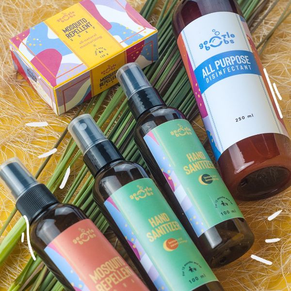 GentleBubs safe all natural organic soap disinfectant insect repellant hand sanitizer local Philippines Manila
