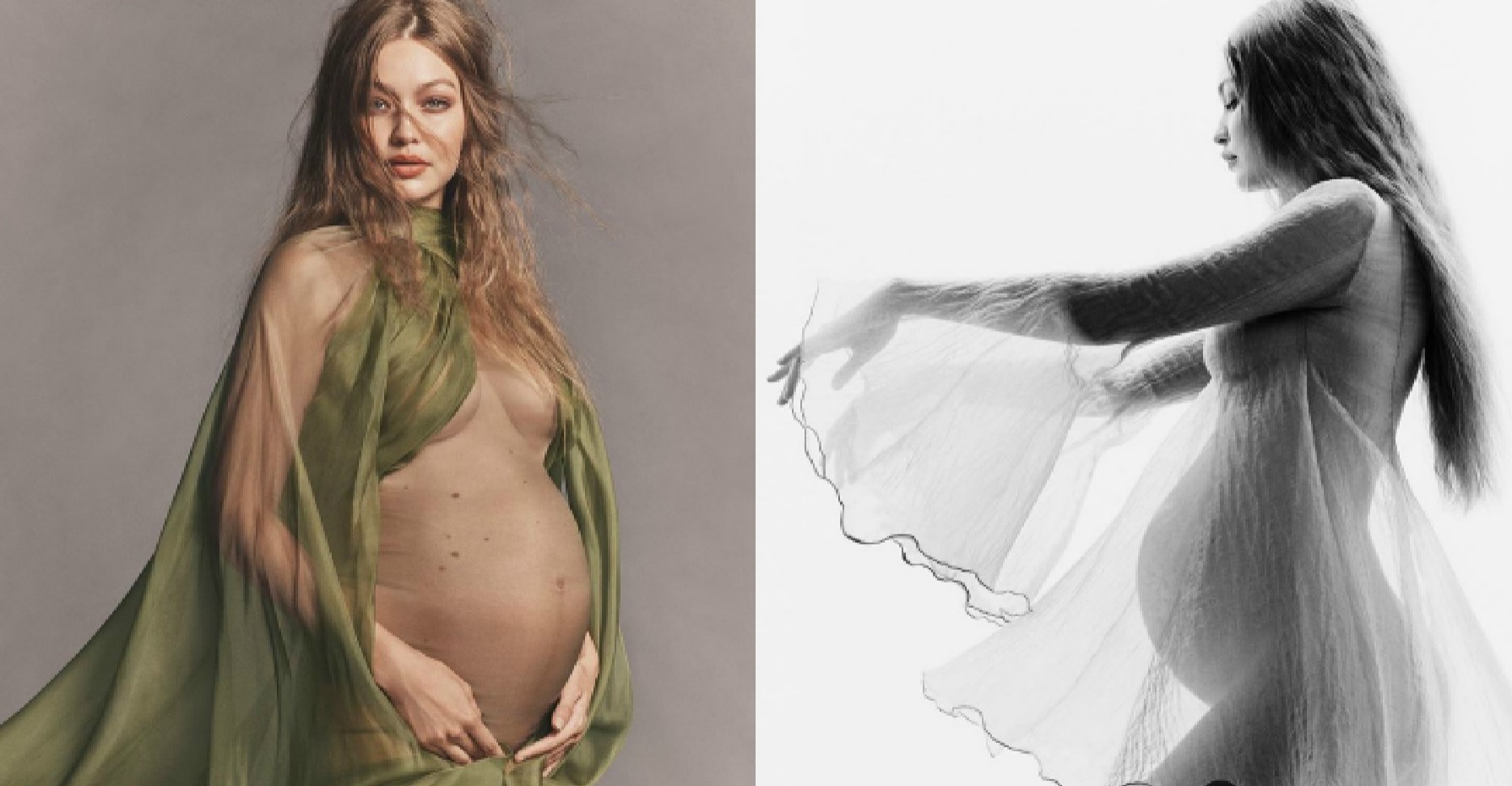 Gigi Hadid baby pregrnant Maternity Shoot