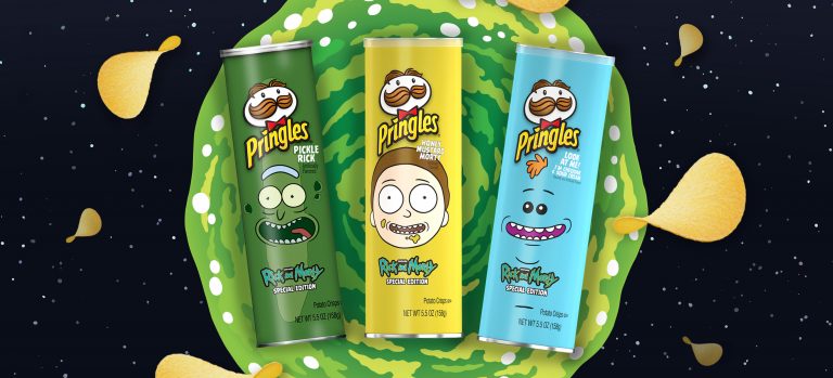 rick and morty pringles