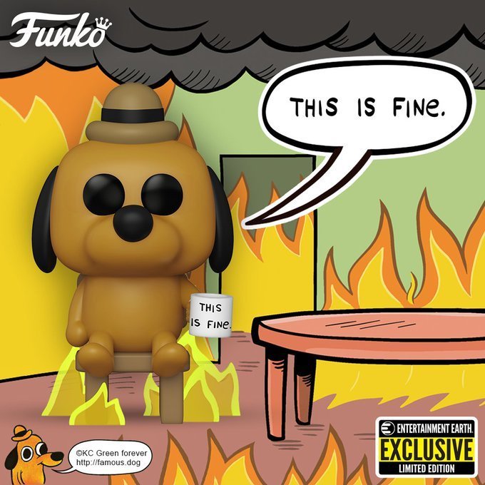 this is fine funko pop