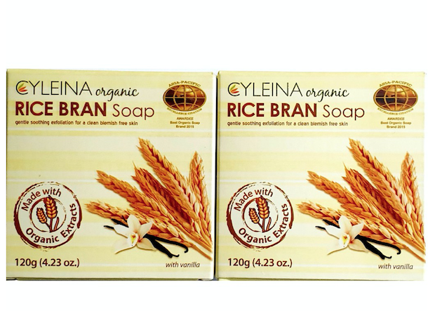Cyleina Organic Rice Bran Soap