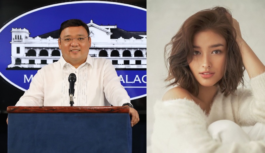 Photo from Harry Roque's Facebook Page and Liza Soberano's Instagram