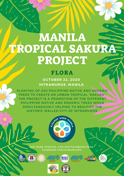 Manila Tropical Sakura Project Poster