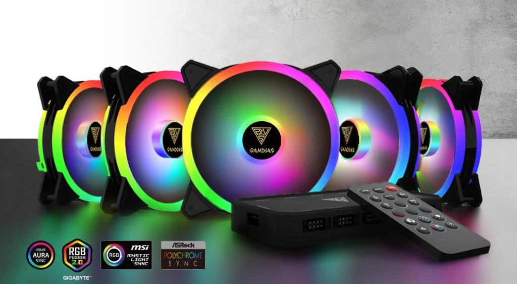 affiliate gaming 4 Gamdias AEOLUS M2 1205R 5in1 Case Radiator RGB Fans