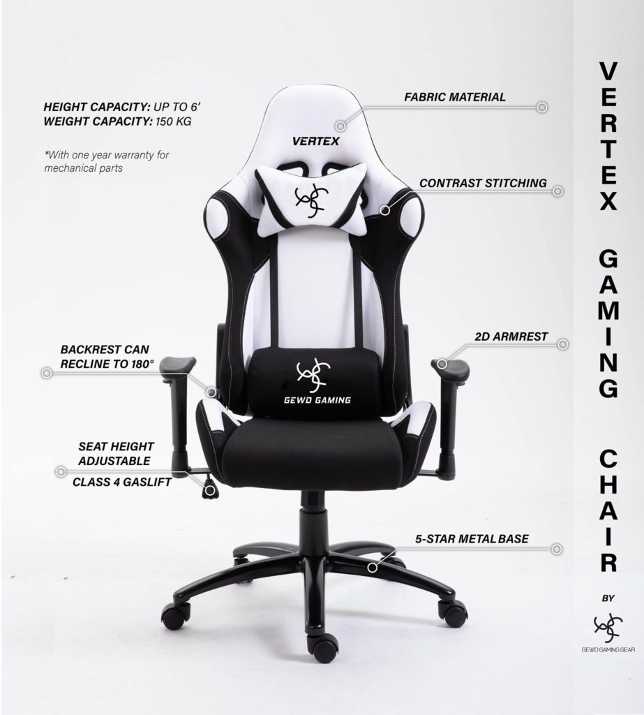 affiliate gaming chairs 1 Vertex Fabric Gaming Chair