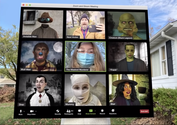 halloween costume zoom meeting