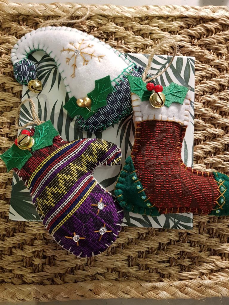 Yakang Yaka Barters Handwoven Holiday Ornaments