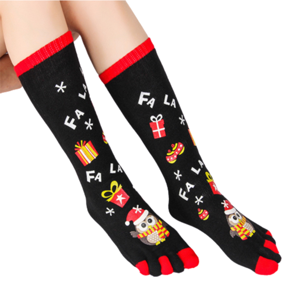 christmas toe socks