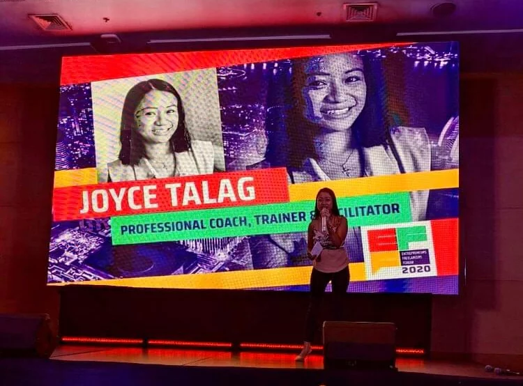 Joyce Talag Power Talk at the Entrepreneurs and Freelancers Forum