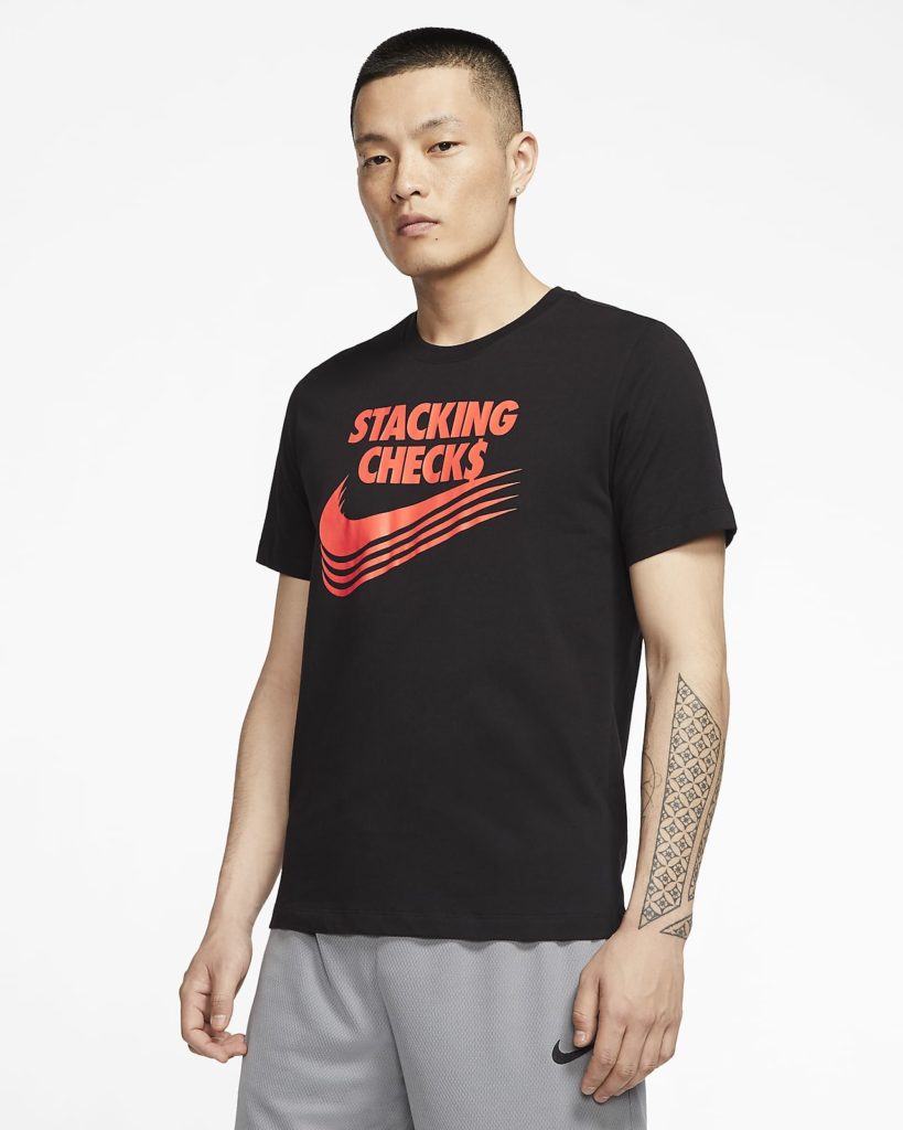 Nike Dri FIT Stacking Checks T Shirt