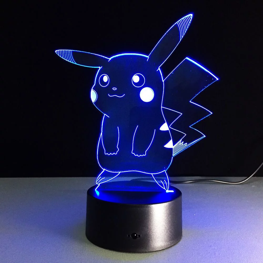 Pikachu 3D Acrylic Lamp