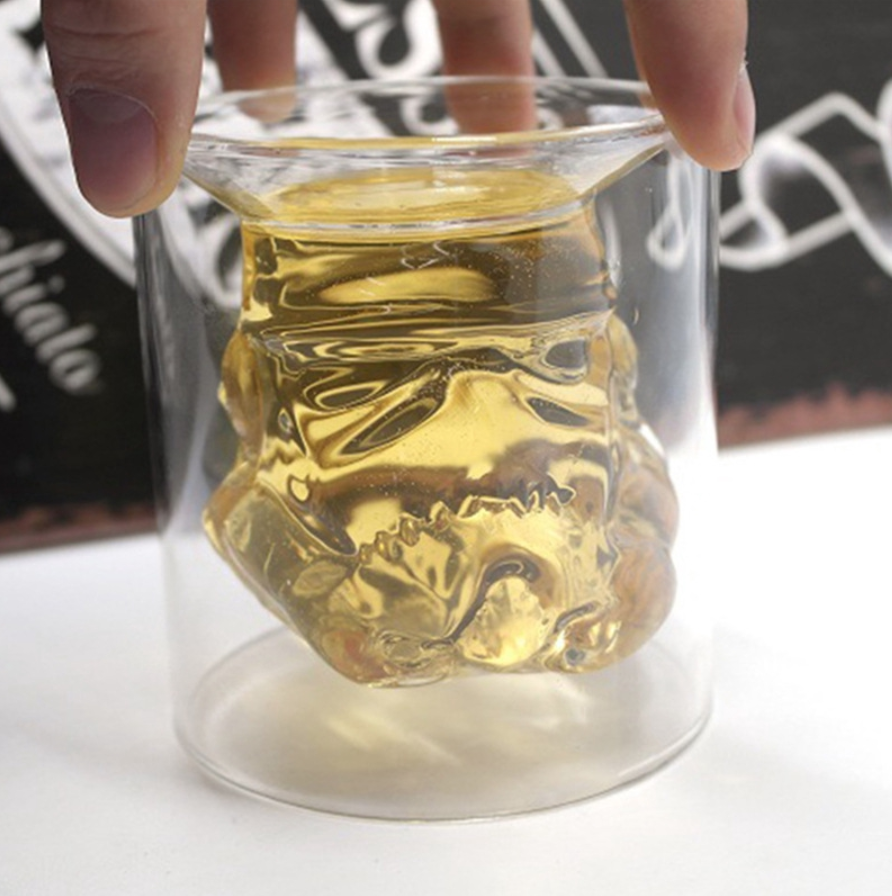 23 Uber Cool Household Items for Die-Hard Star Wars Fans 13 Stormtrooper Double Layer Glass