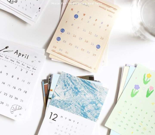 12 Perfect Gifts for Stationery Lovers and Journaling Enthusiasts 12 calendar stickers