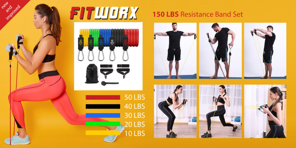 fitness gifts 7 resistance bands
