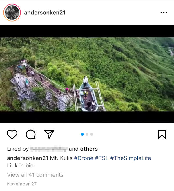 LOOK: Did Julia Barretto and Gerald Anderson Go Hiking Together? 1 gerald anderson julia barretto mt kulis