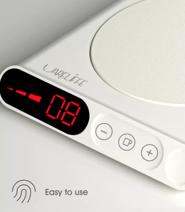 LOOK: This Mini Heating Coaster Will Keep Your Coffee Warm for Hours 1 Fibest Heating Coaster 2