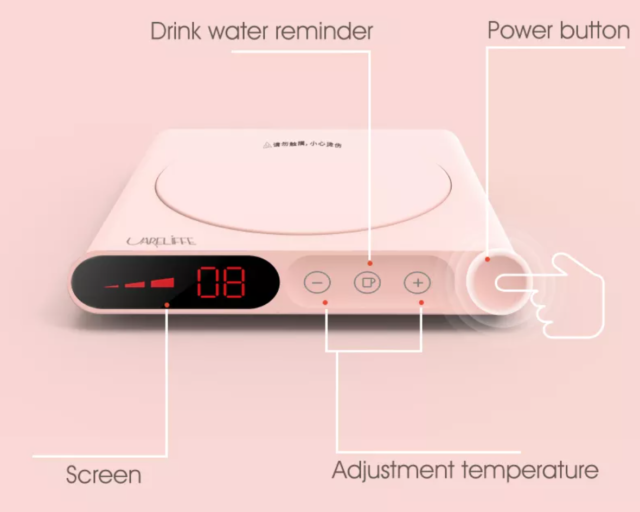 LOOK: This Mini Heating Coaster Will Keep Your Coffee Warm for Hours 4 Fibest Heating Coaster 5