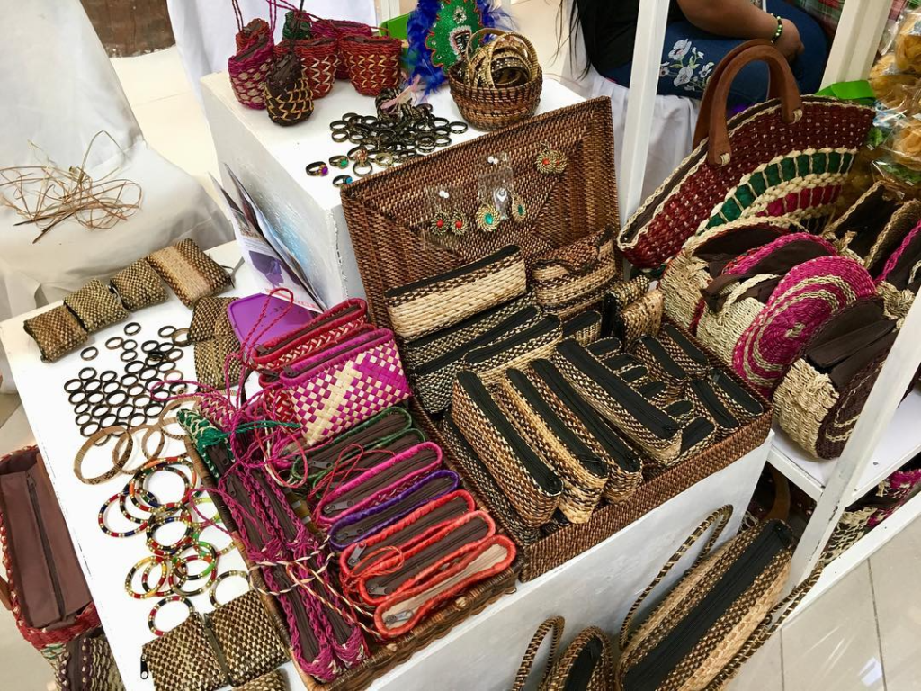 Locally crafted products from Iloilo for sale at the trade fair