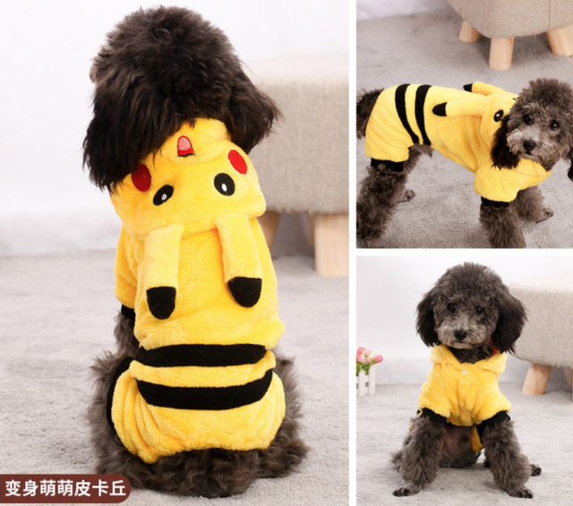 Pet Costumes for Dogs Pikachu