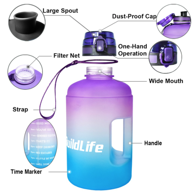QuiFit Gallon Water Bottle 2