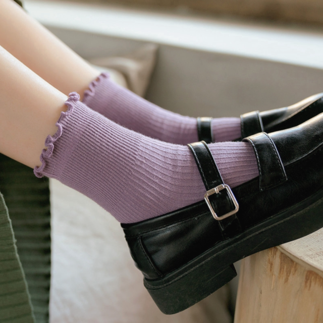 Japanese Fashion Ruffle Socks