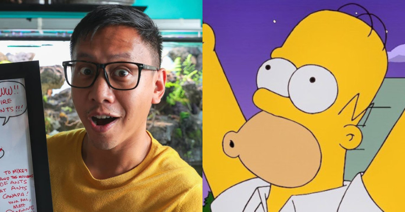 LOOK: Mikey Bustos Gets Personalized Drawing from 'The Simpsons' Creator 1 mikey bustos homer simpson header