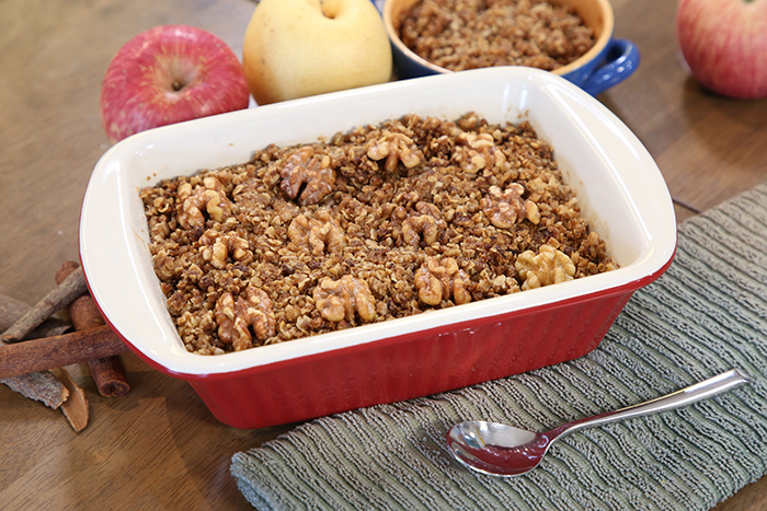 Chef Gem Vegan Apple Pear Crumble