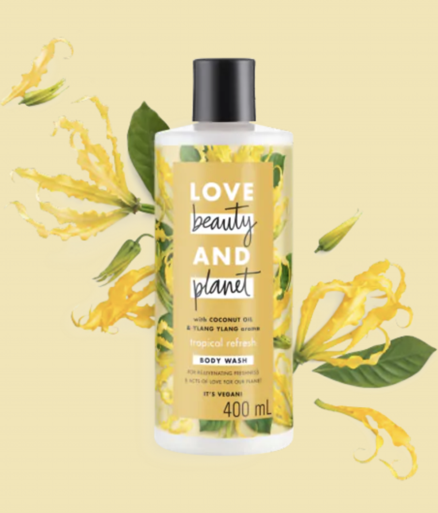 Love Beauty and Planet Coconut OIl and Ylang Ylang Body Wash