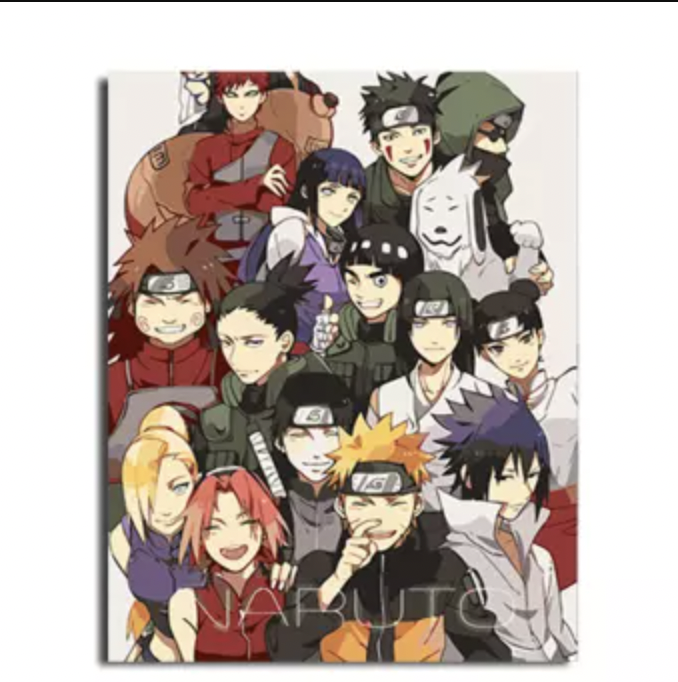 Naruto Paint by Numbers