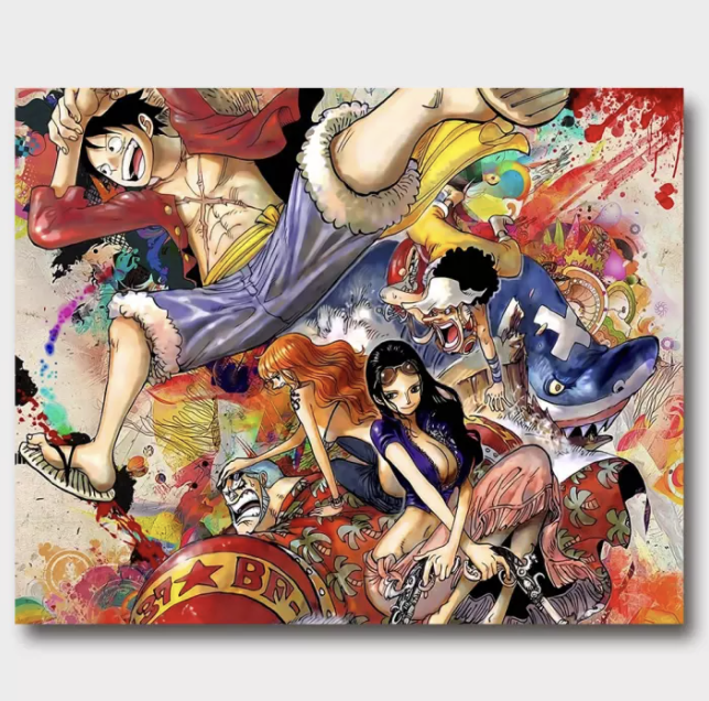 One Piece Paint by Numbers