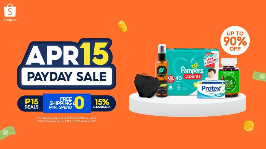 Shopee Payday Sale April 15