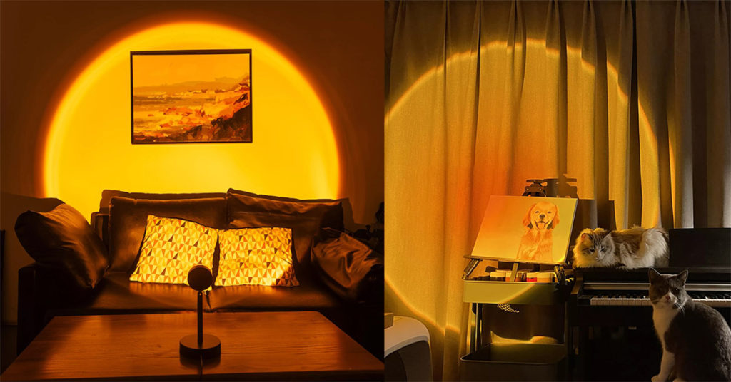 LOOK: This Sunset Lamp Will Bring The Golden Hour Into Your Room