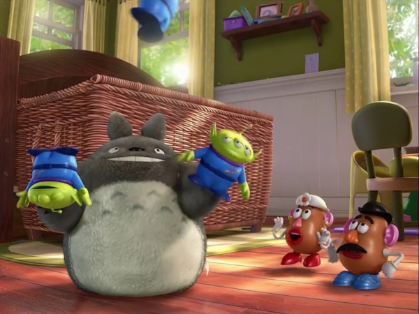 Totoro cameo toy story