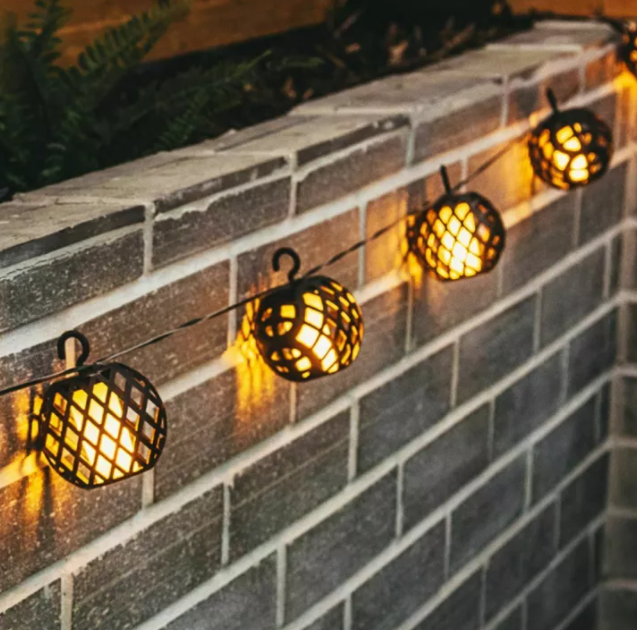 rattan outdoor lights