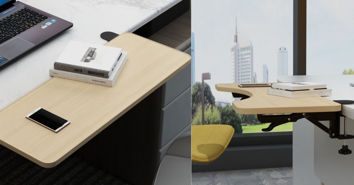 LOOK Add to Your Tablespace With This Foldable Table Extender When