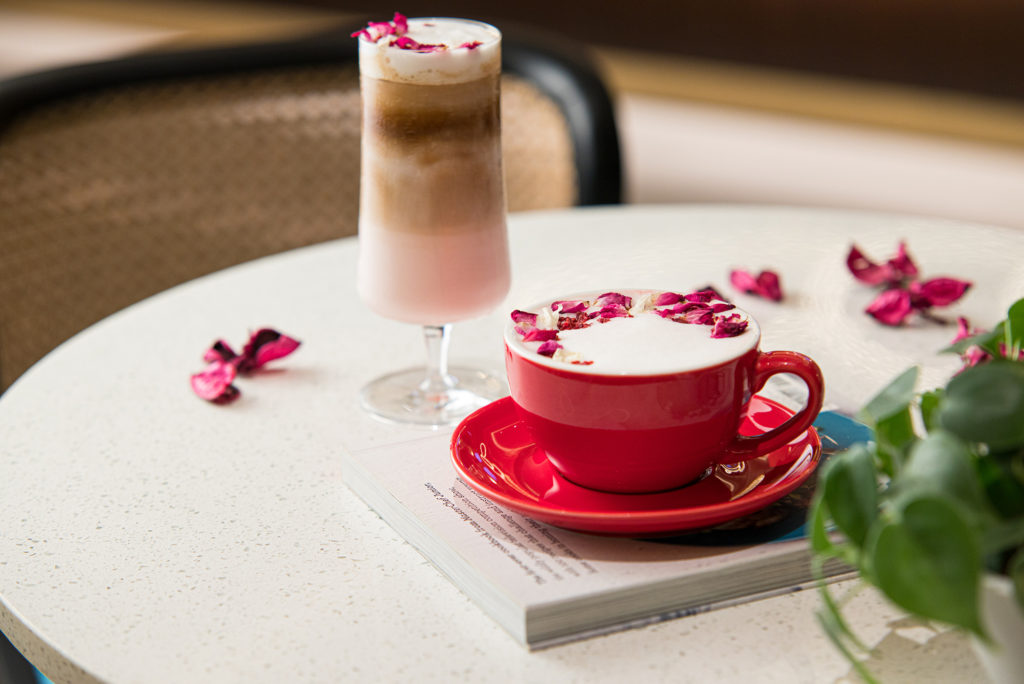 Get the Full French Culinary Experience at the New Baker J 2 Baker J Signature drinks Rose Latte