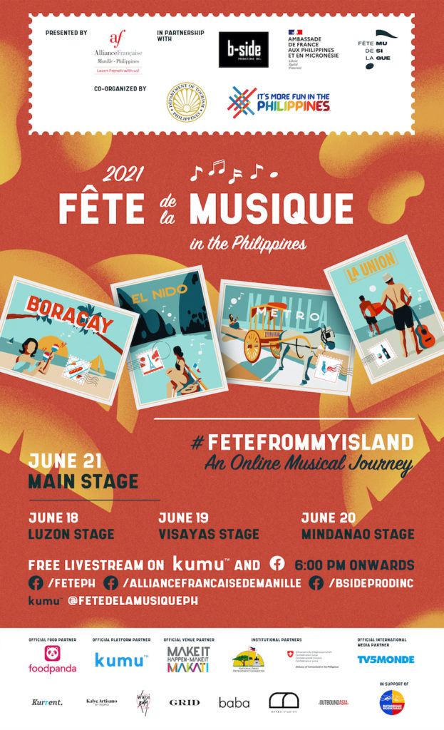 Fete de la Musique PH 2021 official poster