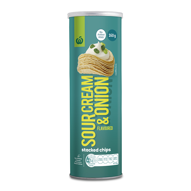 Woolworths Sour Cream and Onion Chips