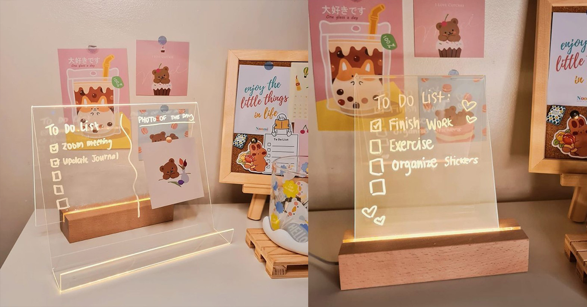 This Acrylic Note Board Will Make You Love ToDo Lists When In Manila