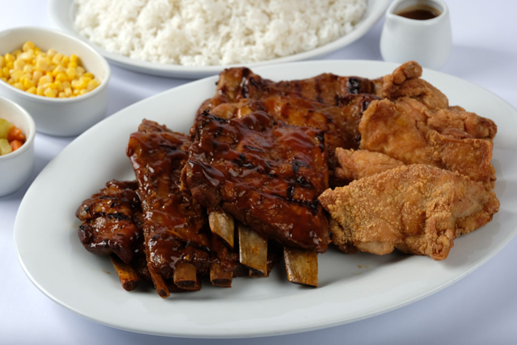 Meat Plus Cafe BBQ Ribs Platter