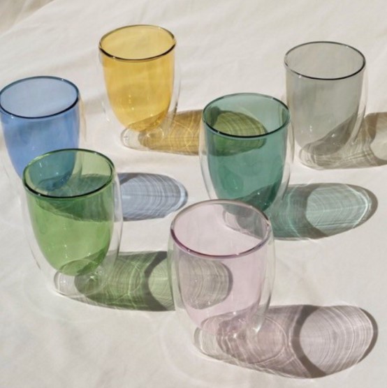 12 Minimalist Mugs and Cups For Your Morning Coffee 12 color doublewalled