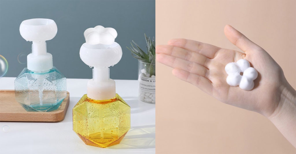 This Soap Dispenser Creates That Trending FlowerShaped Foam When In