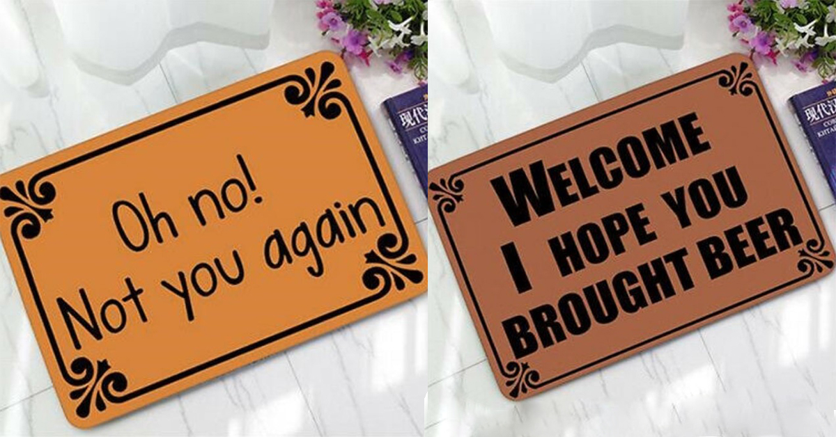 funny doormat