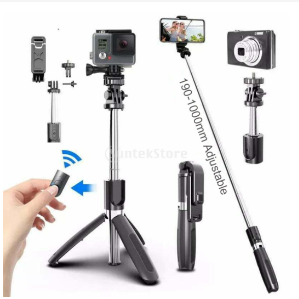 ACCURATE STABILIZER BALANCER Gimbal stabilizer Handheld Grip Stabilizer Tripod 3 in 1 Selfie Stick Handle Remote Holder Selfie Stand main 6
