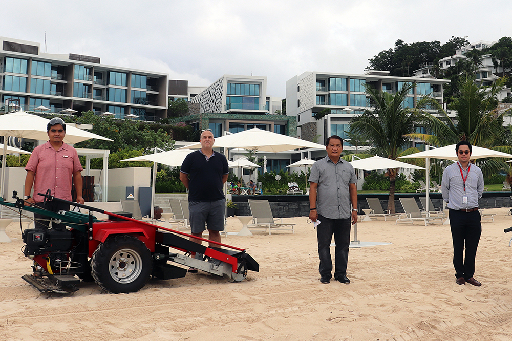 Filinvest Dev Corp thru Chroma Hospitality and Crimson Boracay also donated beach cleaners to Malay LGU