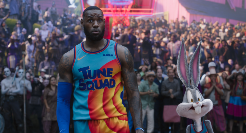 Space Jam A New Legacy LBJ and Bugs Bunny