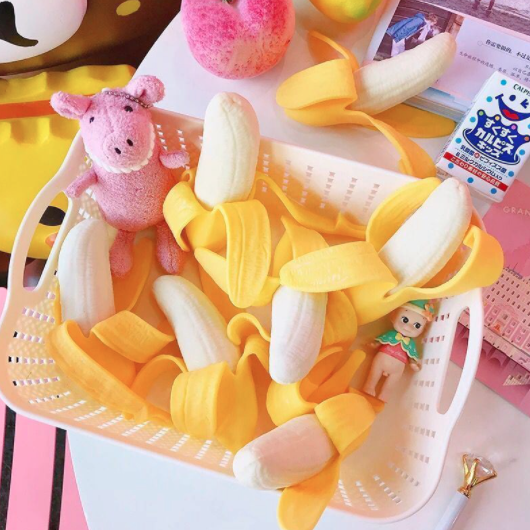 banana stress toy